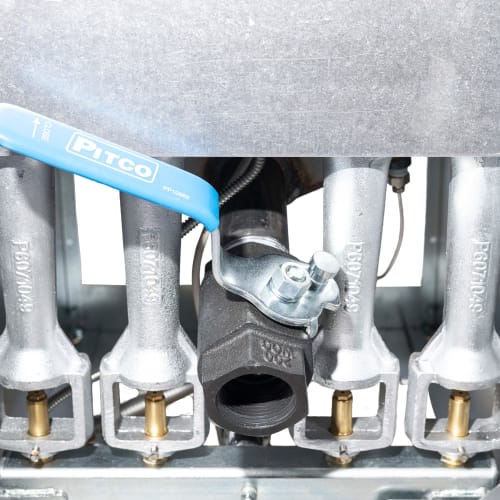 Pitco 40D Gas Fryer - (1) 45 lb Vat, Floor Model, Natural Gas