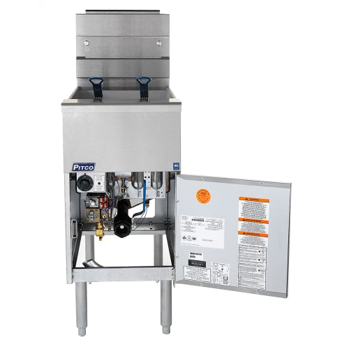 Pitco SG14RS Gas Fryer - (1) 50 lb Vat, Floor Model, Liquid Propane