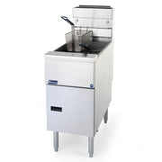 Pitco VF-35S Gas Fryer - (1) 35 lb Vat, Floor Model, Natural Gas