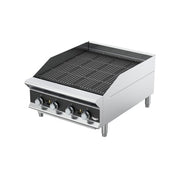 Vollrath CBGHD-24 24" Heavy-Duty Gas Charbroiler w/ Reversible Grill Plates - Stainless Steel, Convertible