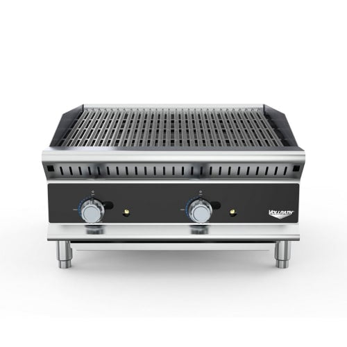 Vollrath CBGHD-24 24" Heavy-Duty Gas Charbroiler w/ Reversible Grill Plates - Stainless Steel, Convertible