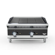 Vollrath CBGHD-36 36" Heavy-Duty Gas Charbroiler w/ Reversible Grill Plates - Stainless Steel, Convertible