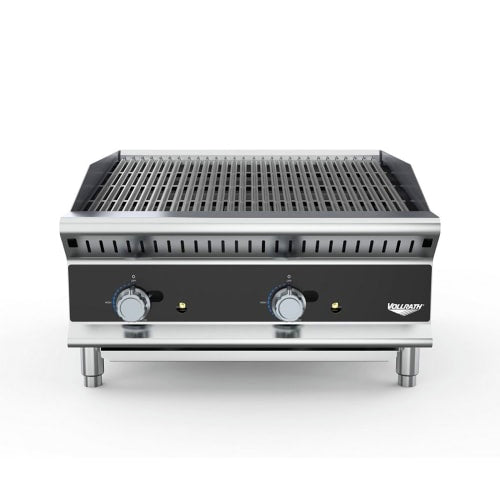Vollrath CBGHD-36 36" Heavy-Duty Gas Charbroiler w/ Reversible Grill Plates - Stainless Steel, Convertible