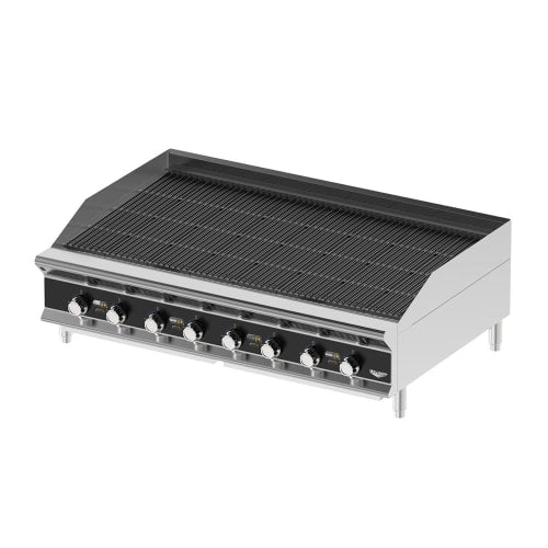 Vollrath CBGHD-48 48" Heavy-Duty Gas Charbroiler w/Reversible Grill Plates - Stainless Steel, Convertible