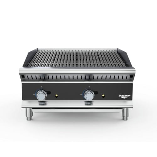 Vollrath CBGHD-48 48" Heavy-Duty Gas Charbroiler w/Reversible Grill Plates - Stainless Steel, Convertible
