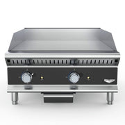 Vollrath GGMDM-18 18" Gas Griddle w/ Manual Control - 3/4" Steel Plate, Convertible