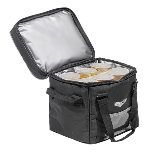Vollrath VDBS106 Insulated Catering Bag w/ Carrying Straps - 11"W x 10"D x 12"H, Black
