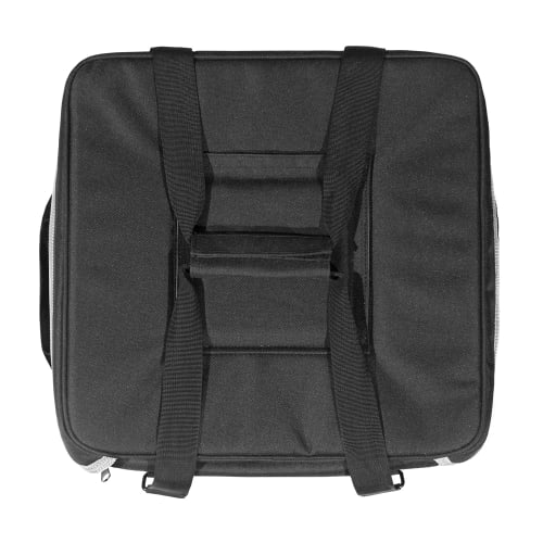 Vollrath VMDB100 Insulated Milk/Meal Delivery Bag w/ Carrying Straps - 15 1/2"W x 15 1/2"D x 14"H, Black