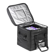 Vollrath VMDB100 Insulated Milk/Meal Delivery Bag w/ Carrying Straps - 15 1/2"W x 15 1/2"D x 14"H, Black