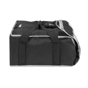 Vollrath VPB116 Pizza Delivery Bag w/ Carrying Straps - 17 1/2"W x 17 1/2"D x 9"H, Black