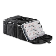 Vollrath VPB118 Pizza Delivery Bag w/ Carrying Straps - 19"W x 19"D x 9"H, Black