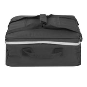 Vollrath VSDB100 Insulated Snack Delivery Bag w/ Carrying Straps - 15"W x 15"D x 6"H, Black