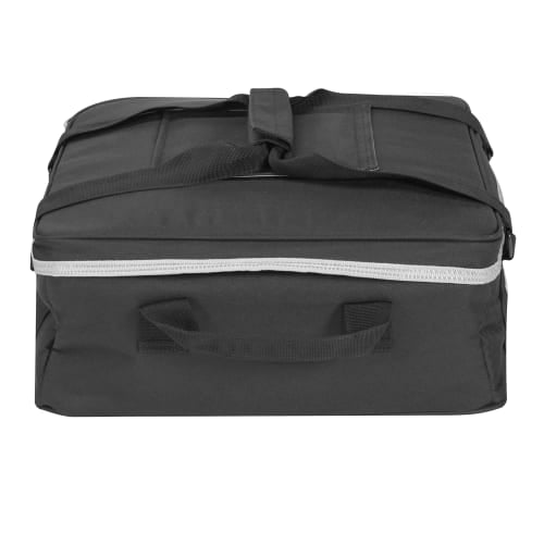 Vollrath VSDB100 Insulated Snack Delivery Bag w/ Carrying Straps - 15"W x 15"D x 6"H, Black