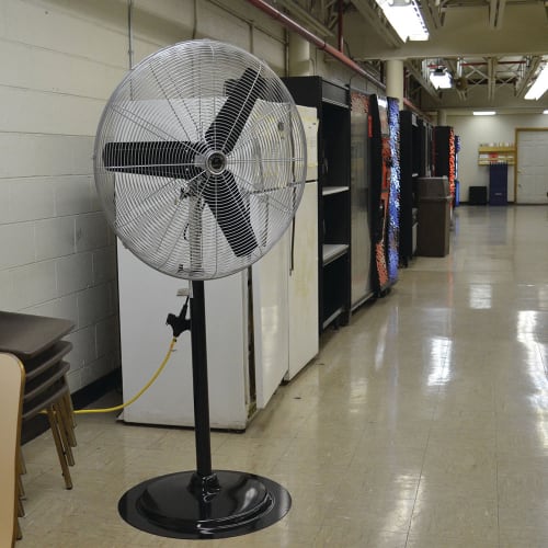 TPI CACU30P 30" Pedestal Mount Fan w/ 3 Speed Settings