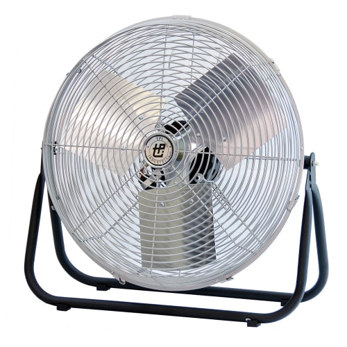 TPI F-18-TE 18" Industrial Floor Fan w/ (3) Speeds - Steel, 120v