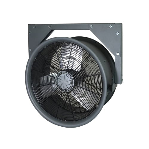 TPI HV-24-120V 24" High Velocity Fan w/ Yoke Mount - 1 Speed, Gray, 120v