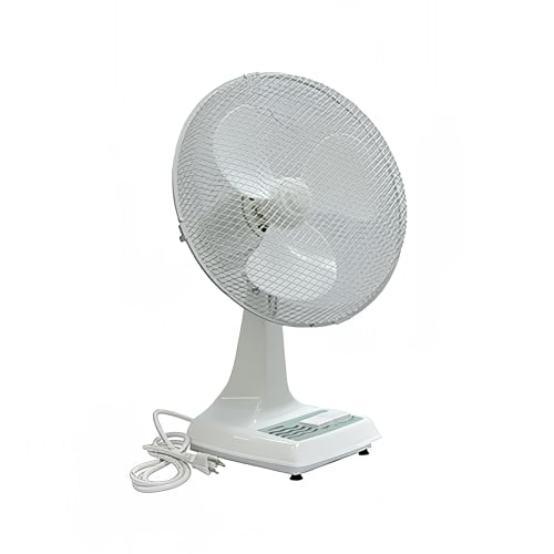 TPI ODF-16 16" Oscillating Office Fan w/ 3 Speeds - 40"H Stand, White, 120v