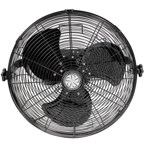 TPI U18TE-HD 18" Heavy Duty Utility Fan w/ 3 Speeds - Black, 120v