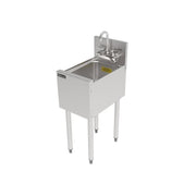 Perlick TS12DS Underbar Dump Sink w/ 14"L x 10"W x 9 1/4"D Bowl