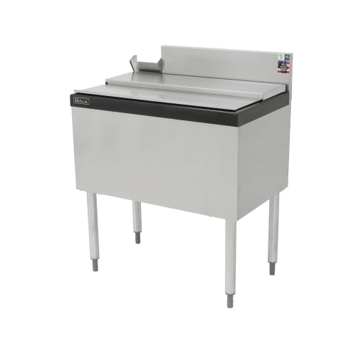 Perlick TS30IC10-STK 30" x 18 1/2" TS Series Drop In Ice Bin w/ 70 lb Ice Capacity - Stainless