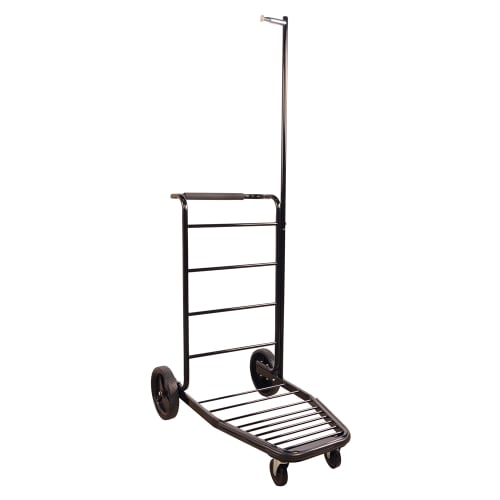 CSL Hotel Luggage Cart Truck w/ Black Frame, Steel (8300-LAB)