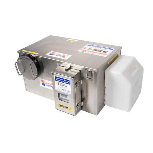 Grease Guardian GGX20 Automatic Grease Trap w/ 15 GPM Capacity, Stainless Steel, Size #40