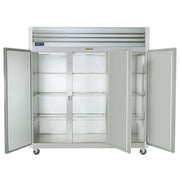 Traulsen G30010 76 3/10" Three Section Reach In Refrigerator, (3) Left/Right Hinge Solid Doors, 115v
