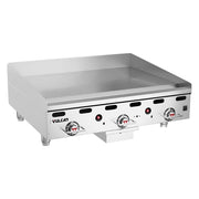 Vulcan MSA36 36" Gas Griddle w/ Thermostatic Controls - 1" Steel Plate, Natural Gas