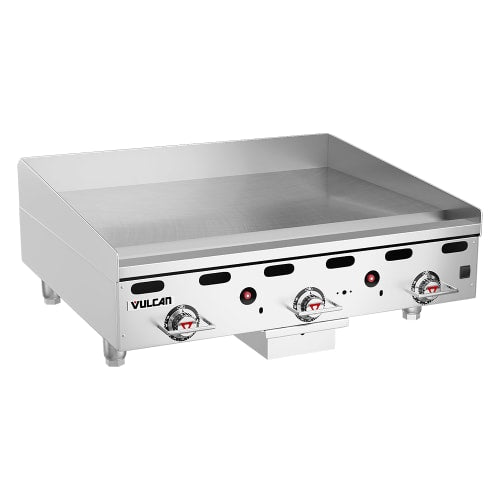 Vulcan MSA36 36" Gas Griddle w/ Thermostatic Controls - 1" Steel Plate, Natural Gas