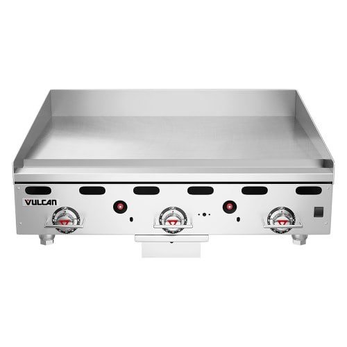 Vulcan MSA36 36" Gas Griddle w/ Thermostatic Controls - 1" Steel Plate, Natural Gas
