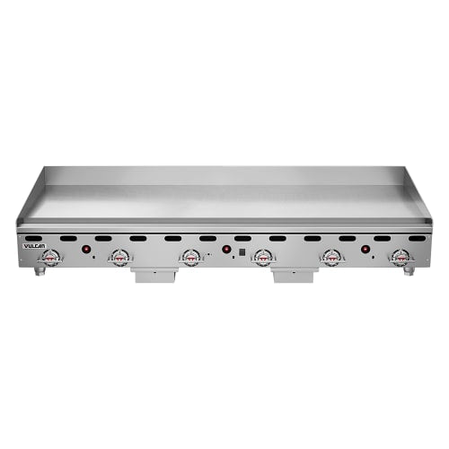 Vulcan MSA72 72" Gas Griddle w/ Thermostatic Controls - 1" Steel Plate, Liquid Propane