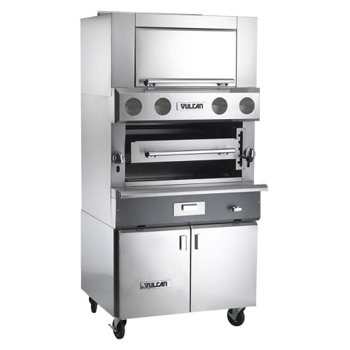 Vulcan VBB1BF 36" Upright Broiler w/ (3) Burners - Cabinet Base, Liquid Propane