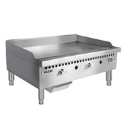 Vulcan VCRG36-M 36" Gas Griddle w/ Manual Controls - 1" Steel Plate, Convertible