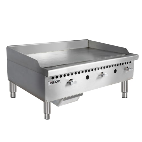 Vulcan VCRG36-M 36" Gas Griddle w/ Manual Controls - 1" Steel Plate, Convertible