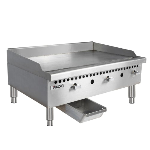 Vulcan VCRG36-M 36" Gas Griddle w/ Manual Controls - 1" Steel Plate, Convertible