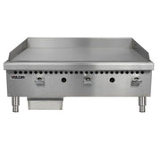 Vulcan VCRG36-M 36" Gas Griddle w/ Manual Controls - 1" Steel Plate, Convertible