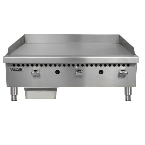 Vulcan VCRG36-M 36" Gas Griddle w/ Manual Controls - 1" Steel Plate, Convertible