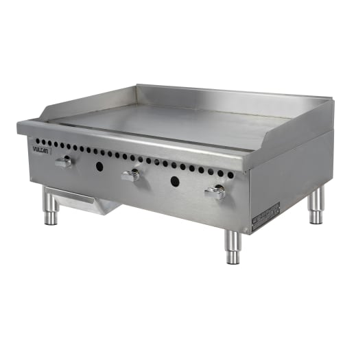 Vulcan VCRG36-M 36" Gas Griddle w/ Manual Controls - 1" Steel Plate, Convertible