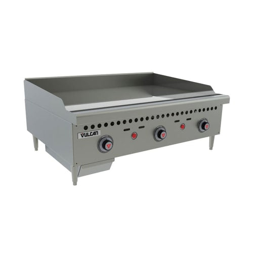 Vulcan VCRG36-T 36" Gas Griddle w/ Thermostatic Controls - 1" Steel Plate, Convertible