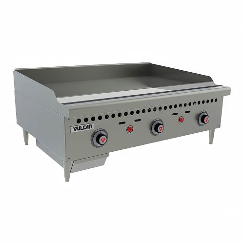 Vulcan VCRG48-M 48" Gas Griddle w/ Manual Controls - 1" Steel Plate, Convertible