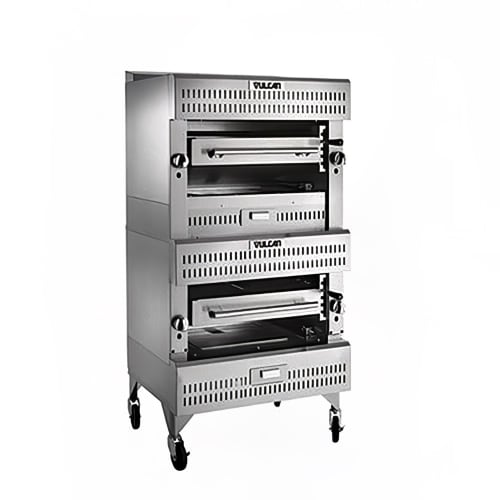 Vulcan VIR1F Deck-Broiler w/ Infrared Burners, Refrigerated Base, Natural Gas