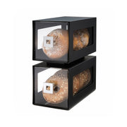 Rosseto 2 Drawer Countertop Bakery Display Case, Acrylic/Stainless, Black (BD101)