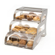 Rosseto 3 Drawer Bakery Stand - 15 1/4x23 1/4x15 1/2" Acrylic/Stainless (BK010)