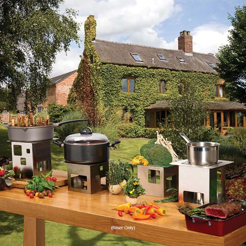 Rosseto 7 1/4" Square Buffet Warmer, Stainless (SM136)