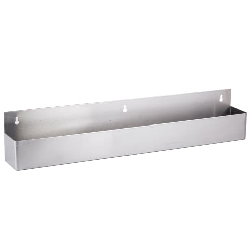 Tablecraft 5132 32" Single Stainless Speed Rail, Holds 8 Quart/Liter Bottles