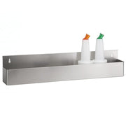 Tablecraft 5132 32" Single Stainless Speed Rail, Holds 8 Quart/Liter Bottles