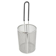 Tablecraft 984 4 1/2" Round Pasta Basket - Stainless Steel