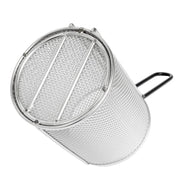 Tablecraft 984 4 1/2" Round Pasta Basket - Stainless Steel