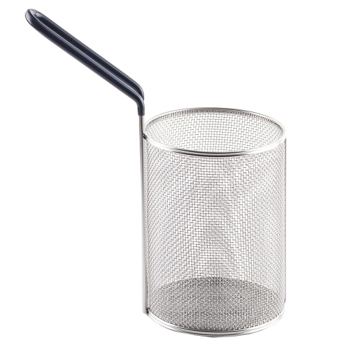Tablecraft 985 5 1/4" Round Pasta Basket - Stainless Steel