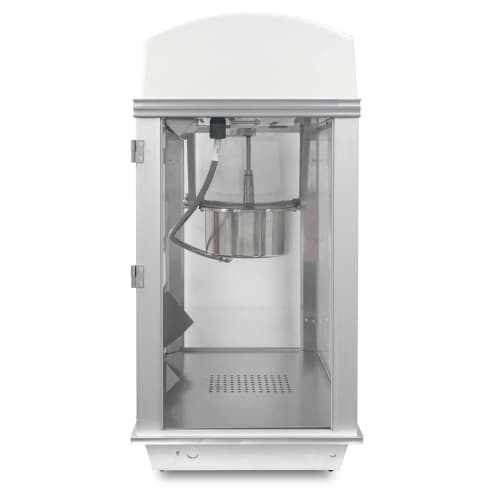 Gold Medal 2003 Popcorn Machine w/ 12 oz Removable Kettle, White Dome, 120v